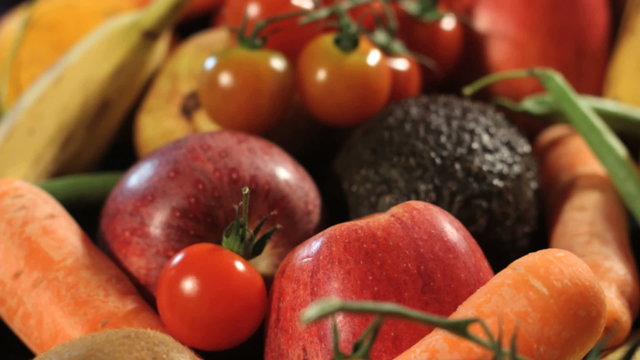 Tracking shot of vegetables. Find similar clips in our portfolio