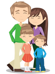 Obraz na płótnie Canvas happy family