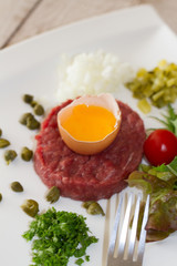 tartare de boeuf