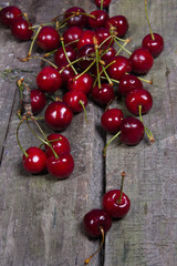 Obraz na płótnie Canvas Ripe tasty cherry