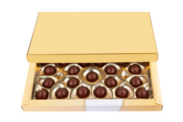 Box with chocolates