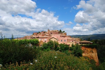 Fototapeta na wymiar Roussillon village, France