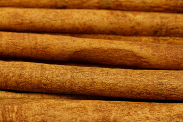 Cinnamon sticks closeup