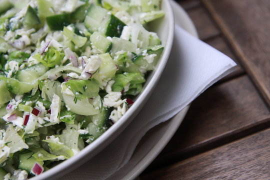 Gurken-Feta-Salat