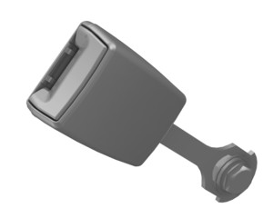 Замок ремня безопасности автомобиля