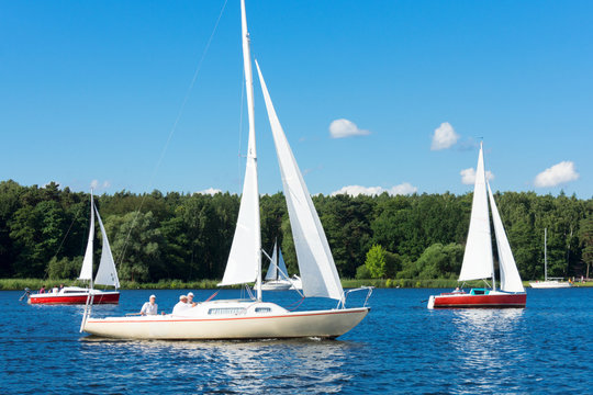 Berlin, Havel, Segelboote