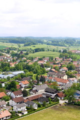 Deutsches Dorf von Turm am Kloster Andechs