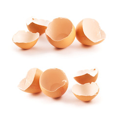 Broken egg shell composition