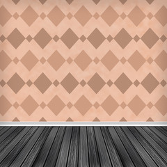 Empty room, interior with wallpaper. High resolution texture bac