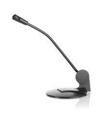 Computer microphone isolated on white