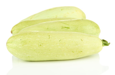 Fresh marrows, isolated on white