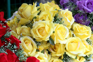 The beautiful decoration artificial flower
