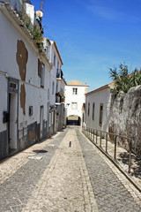 Fototapeta na wymiar Łukowe entraceway w Lagos, Portugalia