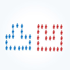 ビジネス　凸凹