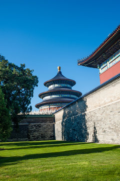 Temple of Heaven and the blue sky