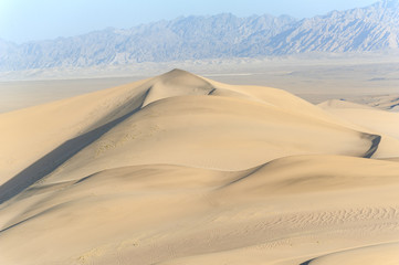 Sand dunes in Dunhuang, China
