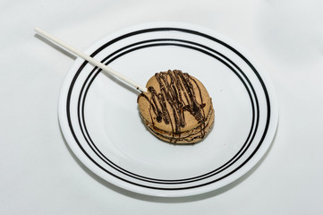 Tasty colorful macaroon