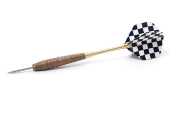 Brass daet on a white background