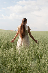 Obraz premium woman on field