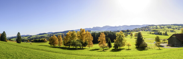 Fototapeta na wymiar Herbst im Allgäu
