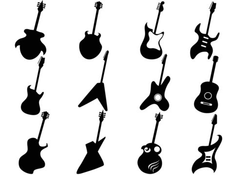 Guitar Silhouettes