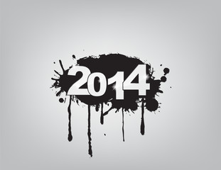 Obraz premium new year 2014 celebration