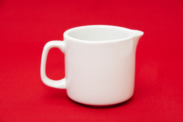 white cup