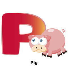 animal alphabet P