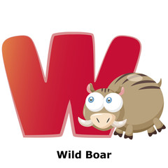 animal alphabet W