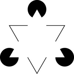 Kanizsa Triangle Illusion