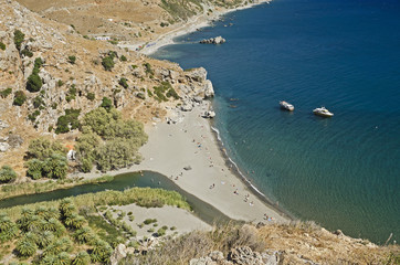 Kreta, Strand von Préveli.
