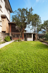 old house with garden, outdoor