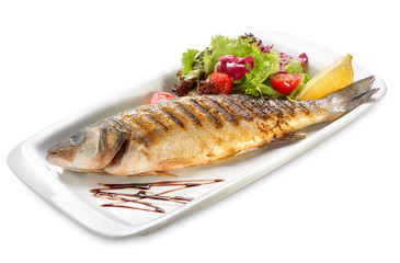 sea ​​bass grill