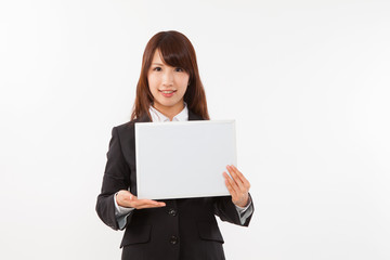 日本　ビジネス　女性　ホワイトボード