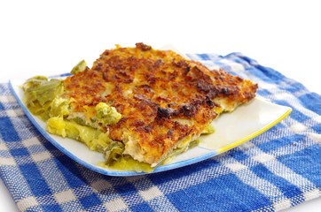 Gratin de courgettes.