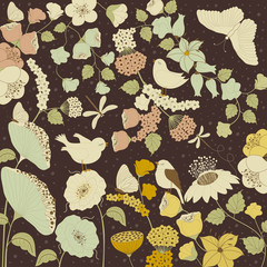 Background floral pattern