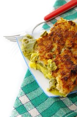 Gratin de courgettes.