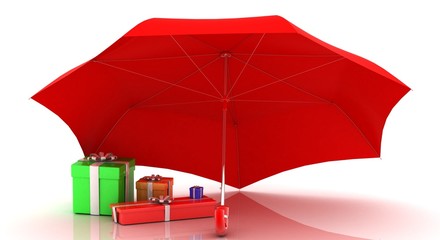 safety gifts (umbrellas, gifts)