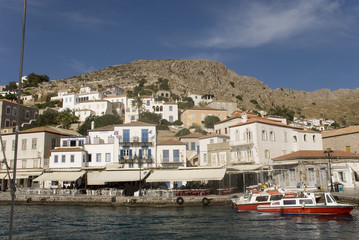 Fototapeta na wymiar Greece, island and city of Paros.