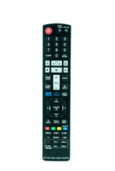 TV remote control isolated on white - Television remote control