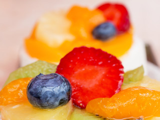 Sommerfrische Früchte