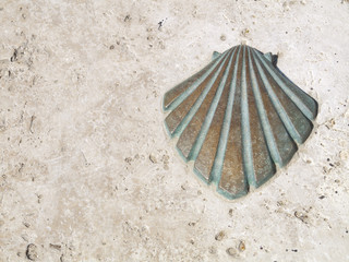 Symbol of the camino de santiago
