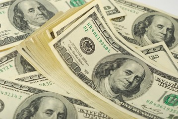 Dollar bank note money background