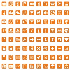 Icons for web - orange