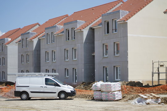 Immeuble en construction