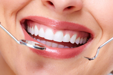 Fototapeta premium Beautiful woman smile.