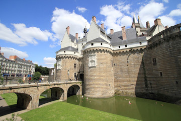 Fototapeta na wymiar Zamek Książąt Bretanii - Nantes