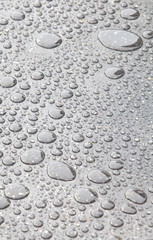 Concrete background with drops