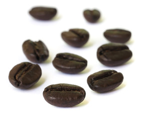 Fototapeta na wymiar coffee beans seed .