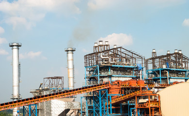 Structure of power plant building